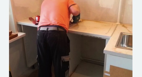 Сборка кухонного гарнитура. Бронницы